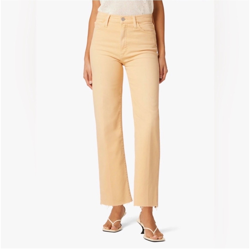 Joe's Jeans The Blake High Rise‎ Wide Leg Crop Jeans Sunkissed Size 32